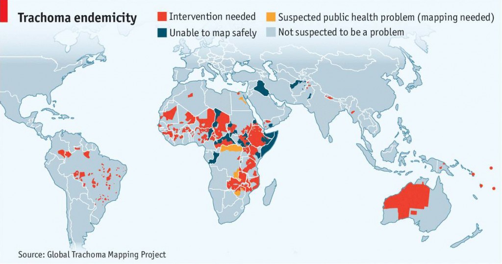 Trachoma map